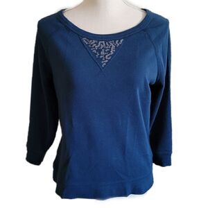 COPY - Comfortable casual faux v neck sequin pull…